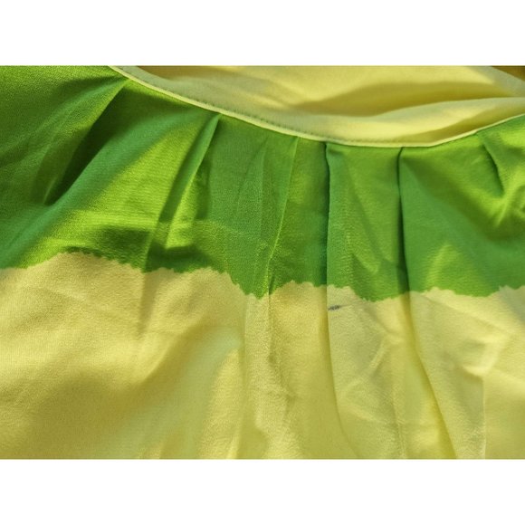 Club Style Yellow Lime Green Nightgown Dress - Size 12, Stretchy and Comfortable - Picture 4 of 15